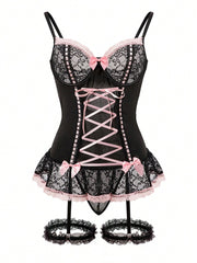 Women's Lingerie Sets Babydoll Dresses Bras Panties Corset Sleepwear Nightgowns