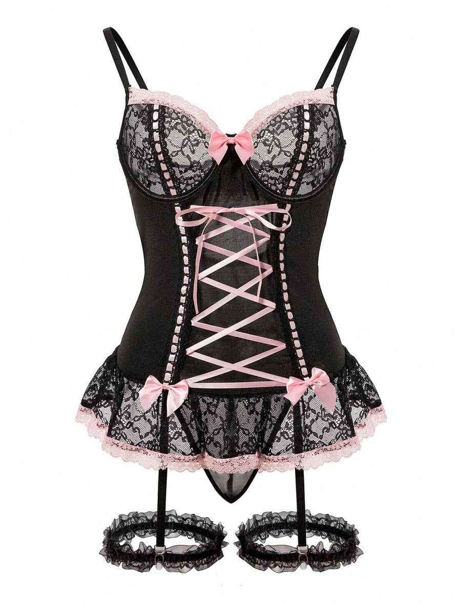 Women's Lingerie Sets Babydoll Dresses Bras Panties Corset Sleepwear Nightgowns